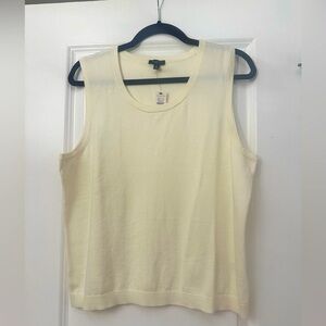 Talbots Charming Sweater Shell in Ivory